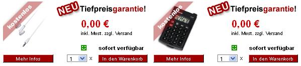 DruckerZubehör Gutschein und Gratisartikel