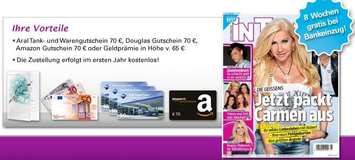 inTouch Abo Prämie Douglasgutschein