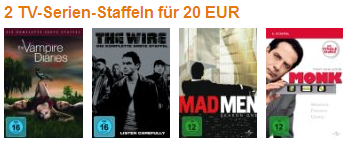 Amazon 2 Staffeln für 20 Euro