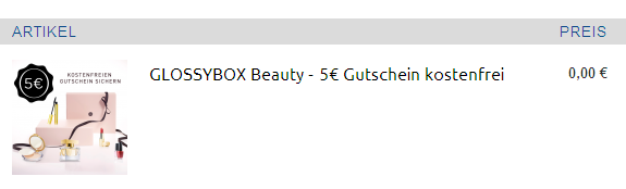 Flavs Gutschein für Glossybox über 5 Euro