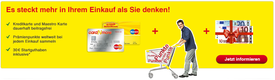 Kreditkarte kostenlos Guthaben und Prämie geschenkt