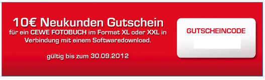 CEWE FotoBuch Gutschein