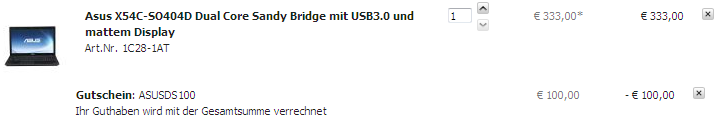 Cyperport Gutschein ASUS Computer