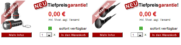 DruckerZubehör + Gratisartikel + Led Taschenlampe