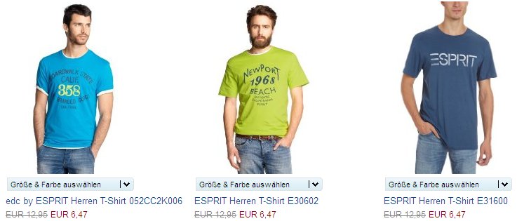 Esprit Herren T-Shirts billig Amazon