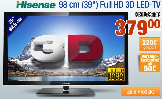 Plus des Tages - 3D Fernseher billig