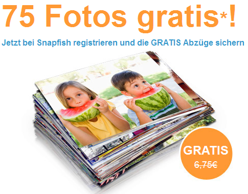 Snapfish Gutschein + Fotoabzüge günstig