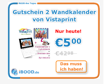 ibood Vistaprint Gutschein