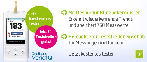 komplett kostenloses Blutzucker-Messgerät