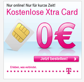 Gratisartikel - Xtra Simkarte komplett kostenlos bestellen