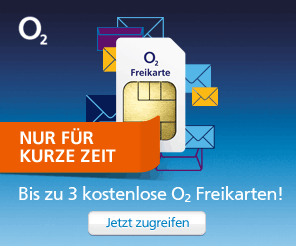 o2-Freikarte Gratisartikel