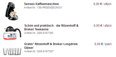 Viking Gratisartikel 2012 + Gutschein