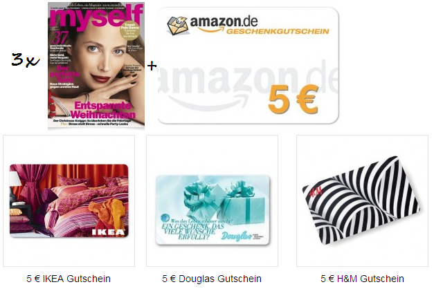 Myself Miniabo mit Amazon Gutschein