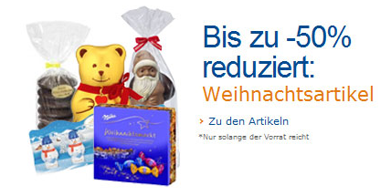 Amazon Weihnachtsartikel reduziert