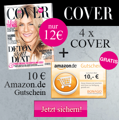 Cover Abo amazon geschenkgutschein kostenlos sichern