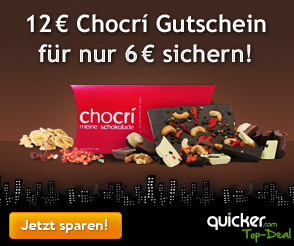 Chocri Gutscheincode Quicker jetzt sparen