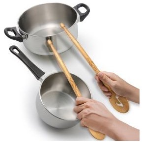 Geschenkidee Geschenk Kochlöffel Schlagzeug