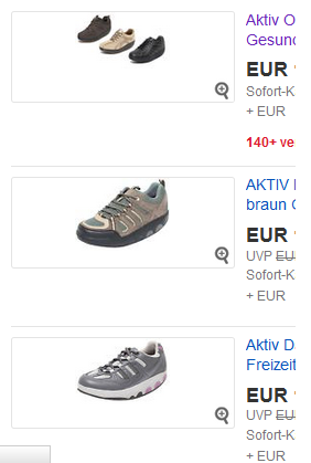Aktiv Outdoor Fitnessschuhe & Gesundheitsschuhe, kurze Zeit bei ebay