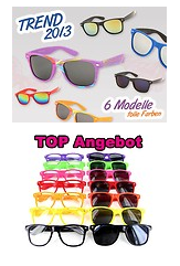 ebay Wayfarer Sonnenbrille Nerdbrille billig