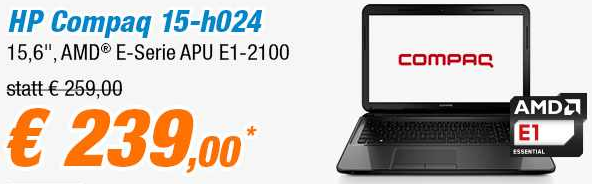 notebooksbilliger Gutscheincode HP compaq