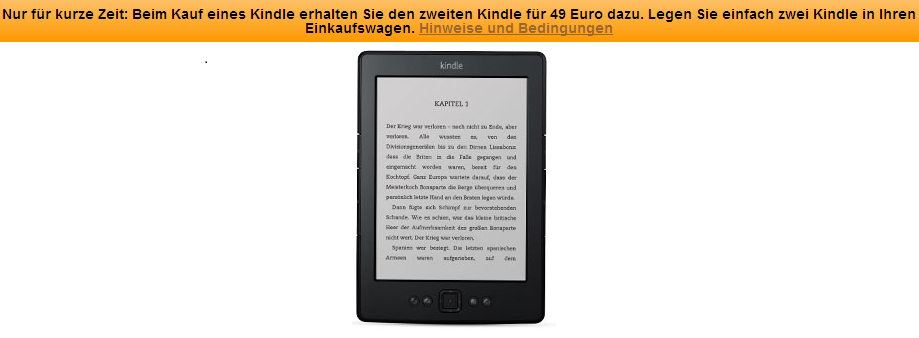 Amazon Kindle reduziert und billig
