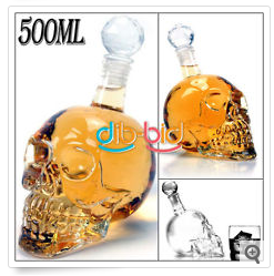 China Gadget Skull Totenkopf Flasche Bar