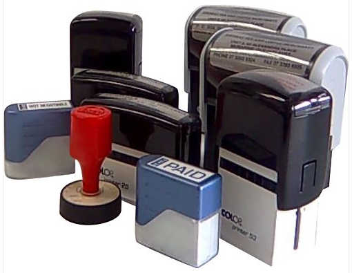 Gadget Stempel mit Wunschdruck personalisierter Stempel