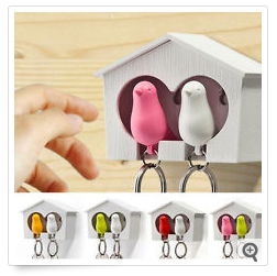 Gadget und Geschenkidee Vogelhaus mit Schlüsselanhänger