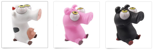 Gadget und Scherzartikel lustiges Schwein zum Drücken