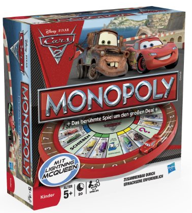 Monopoly Cars günstig Schnäppchen reduziert billig