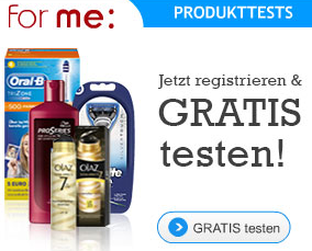 Produkttests bei For-Me jetzt anmelden