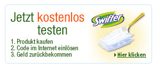 Swiffer Testwochen - kostenlos gratis Geld zurück