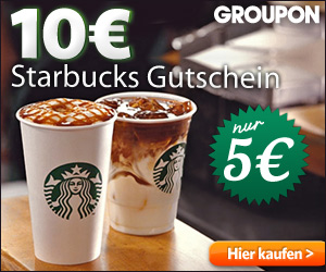 Starbucks Gutschein billig und reduziert