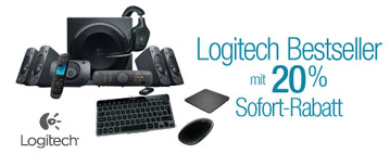 Logitech Rabattaktion 20 Prozent sparen ohne Gutscheincode