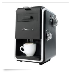 Coffee Maxx als WOW Angebot Kaffemaschine Padmaschine und Milchaufschäumer