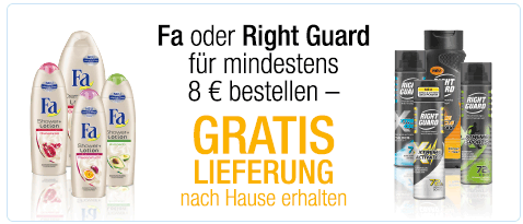 Fa Right Guard billig bei Amazon und Versandkosten sparen