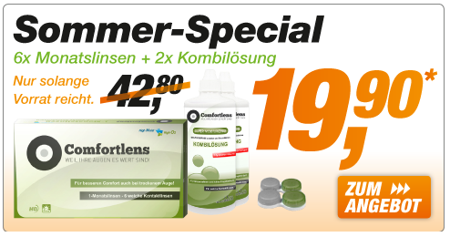 Kontaktlinsen billig online bestellen Brillen.de Schnäppchen machen