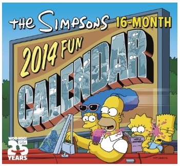 Simpsons Kalender billig bei Amazon
