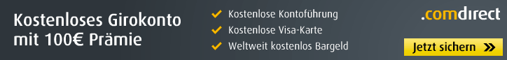 comdirect Girokonto Prämie 100 Euro kostenlos