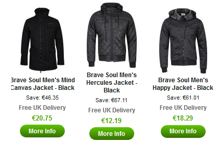 Brave Soul Jacken billig und reduziert bei zavvi