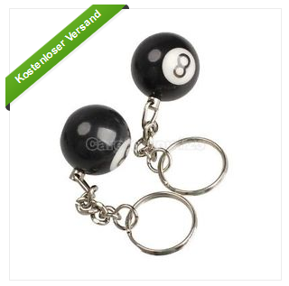 ebay Gadget Geschenkidee Glücksbringer Kugel Schlüsselanhänger