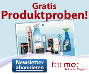 For Me Newsletter Gratis Produktproben