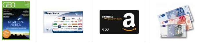 GEO Abo mit Prämie Geschenk Gutschein
