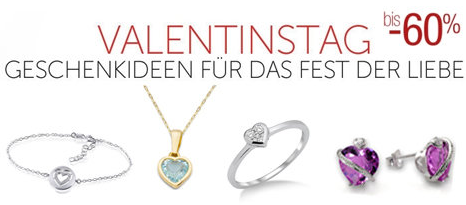 Valentinstag Amazon Herzschmuck Geschenkidee