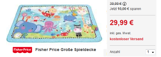 Fisher Price Schnäppchen für Babys bei Galeria Kaufhof