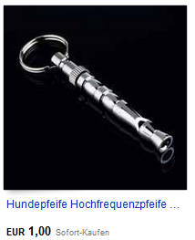 Hundepfeife billig und reduziert bei ebay Haustierdeal