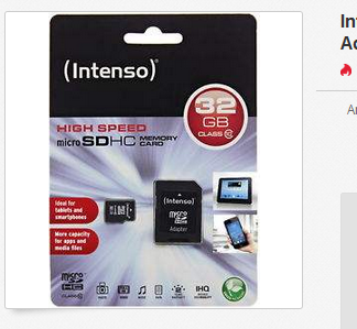 Intenso Speicherkarte superbillig