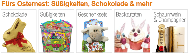 Süßigkeiten für Ostern Schokoladenhasen und mehr