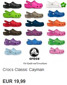 Crocs Classic Cayman billig bei ebay