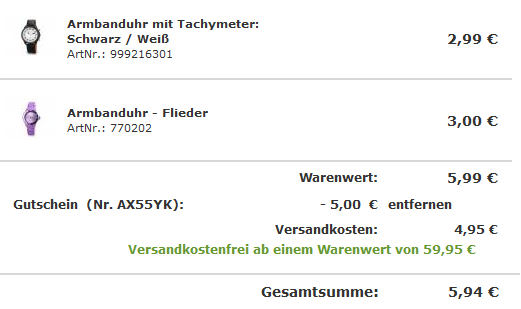 Silvity Gutschein + Uhren für 3 Euro